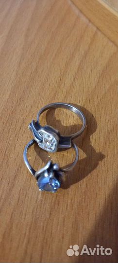 Кольца серебряные