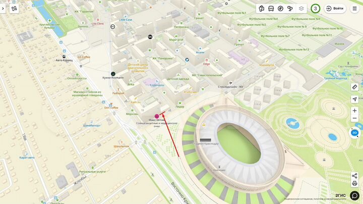 Торговая площадь напротив стадиона, 394.8 м²