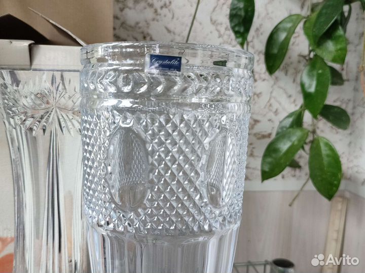 Вазы стекло, советский хрусталь, керамика