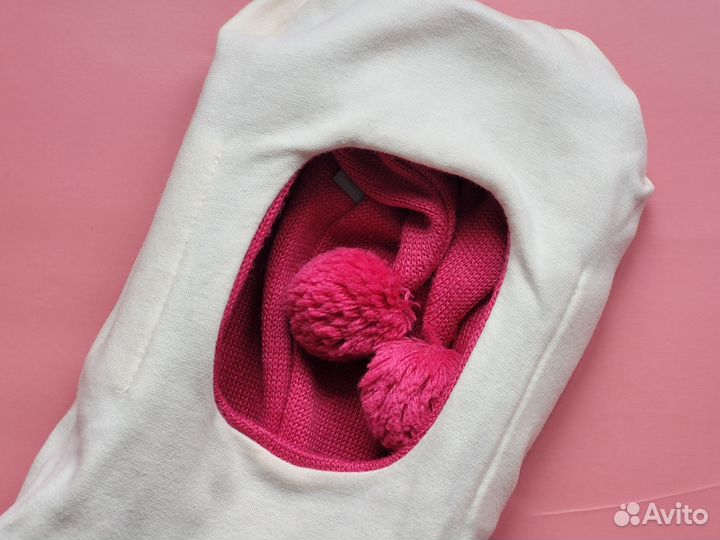 Шапка шлем для девочки 46 48