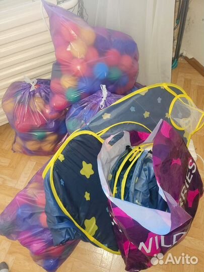 Детский сухой бассейн с шариками