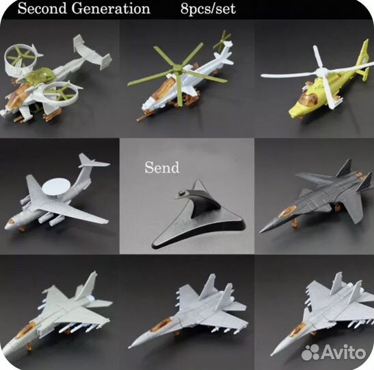 Сборные модели самолетов 1:165 реальные модели