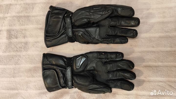 Мотоперчатки утепленные revit (M) кожаные