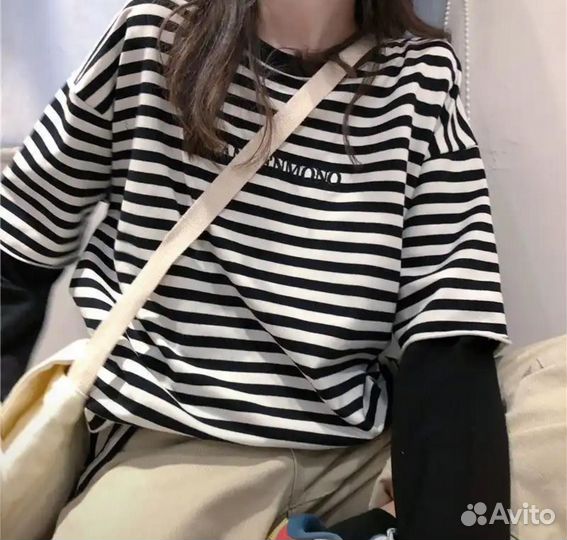 Лонгслив в стиле y2k