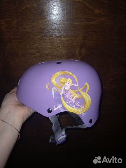 Шлем детский для девочки + защита