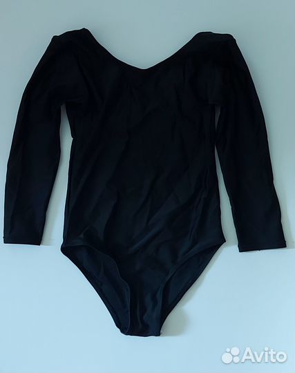 Купальник гимнастический черный