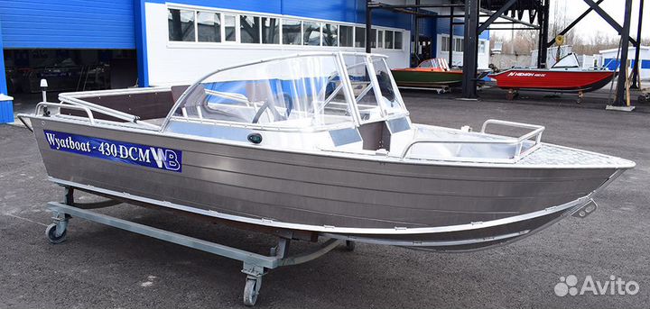 Новая лодка алюиниевая Wyatboat 430 DCM