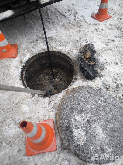 Прочистка канализации, устранение засоров