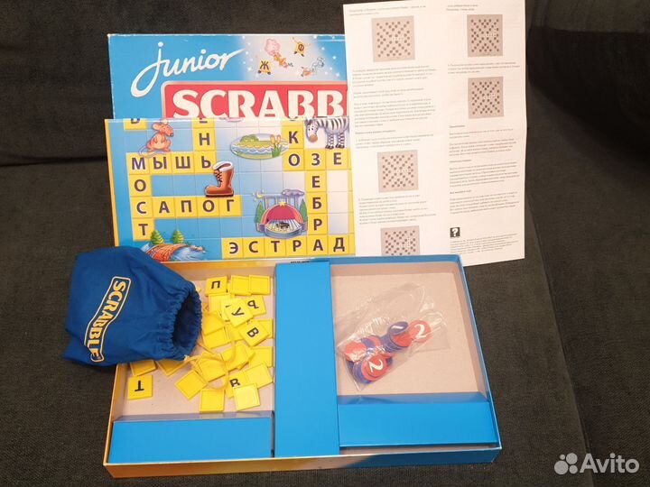 Игра Скрaбл junior