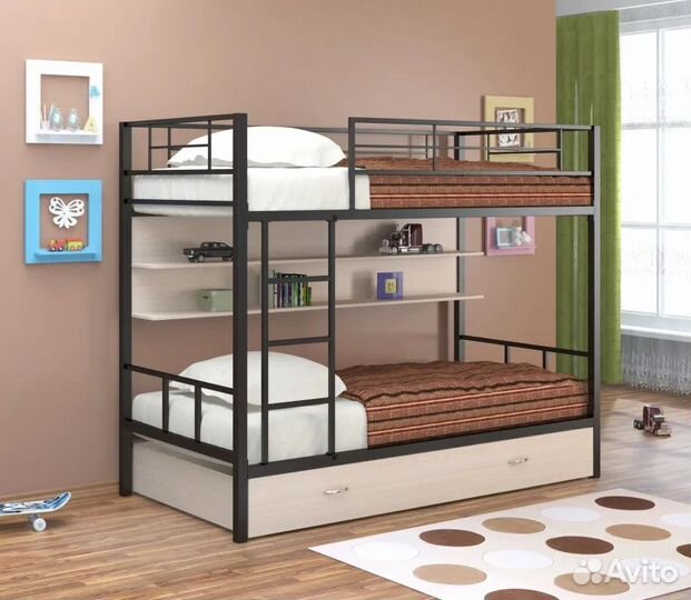 Детская кровать двухъярусная