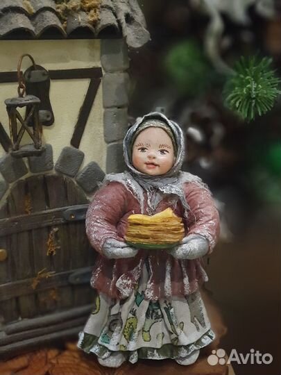 Ватные елочные игрушки