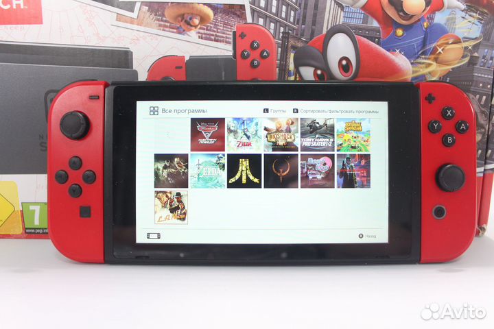 Nintendo swich Прошит + 128 Gb