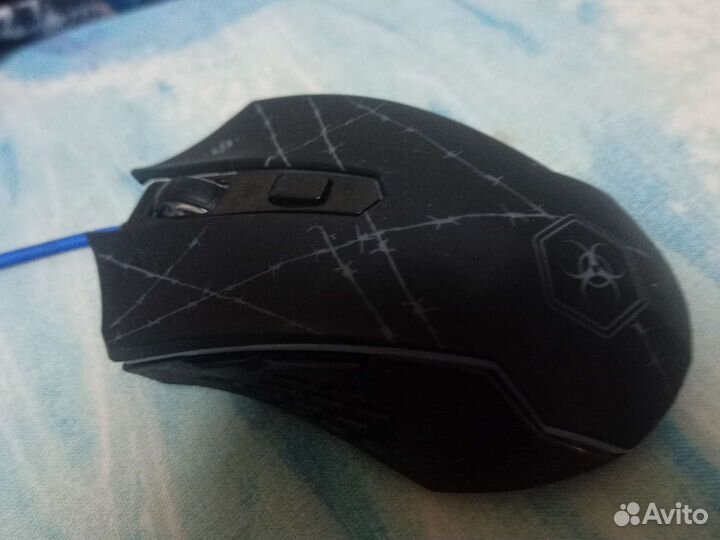 Мышка компьютерная игровая светящаяся
