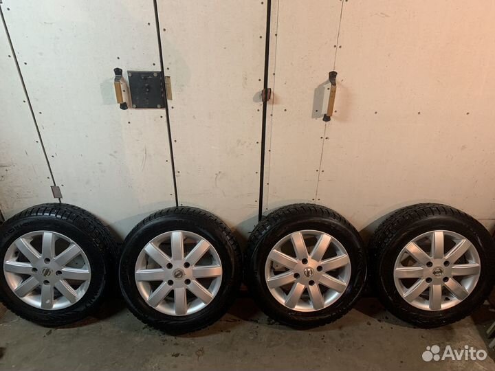 Колеса nissan tiida зима r15 (185/65) в сборе