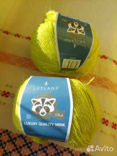 Пряжа из пуха норки