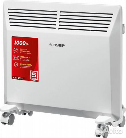 Конвектор электрический Зубр кэм кэм-1000