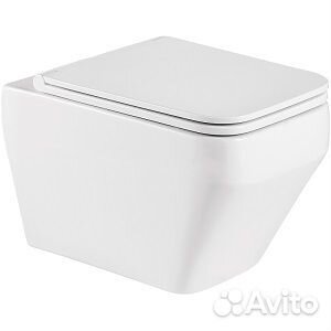 Унитаз с инсталляцией WeltWasser bamberg 460+hofbach 041 GL-WT+bamberg CR белый/кнопка хром, безобод