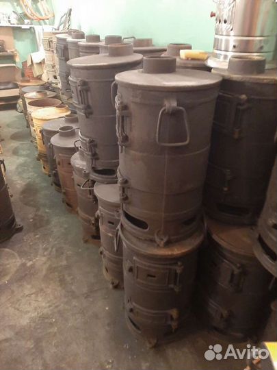Буржуйка чугунная печь СССР