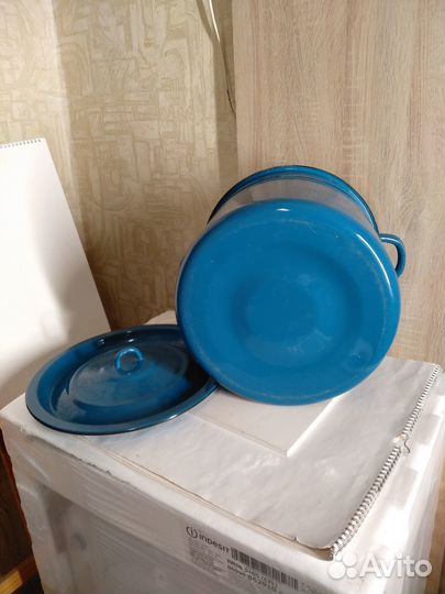 Кастрюля эмалированная СССР,20л