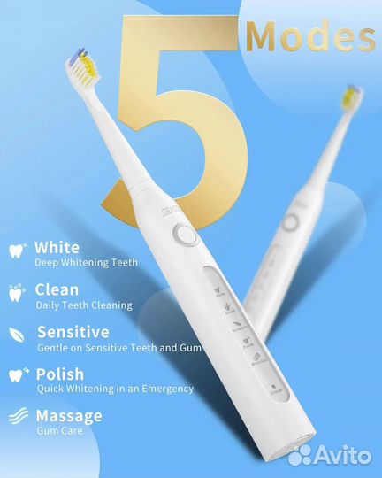 Электрическая зубная щетка Seago новая