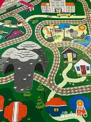 Детский коврик пазл б/у