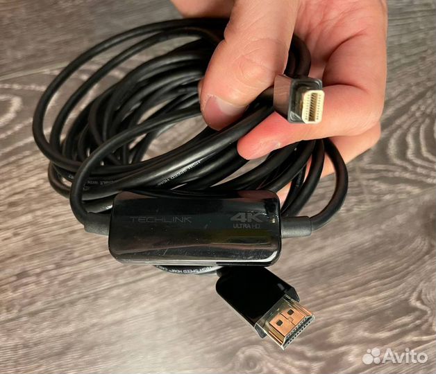 4K кабель hdmi-miniDP (Thunderbolt)
