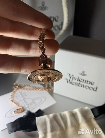 Подвеска кулон Vivienne Westwood цепь gold