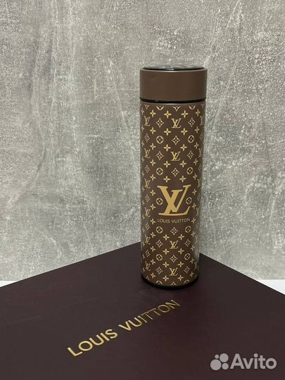 Подарочный набор:блокнот с термосом Louis Vuitton