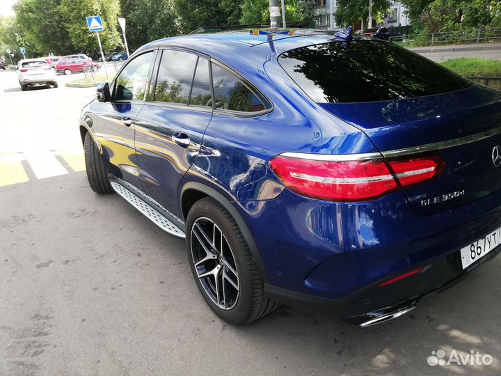 Пороги Mercedes GLE Coupe C292 2015-2019