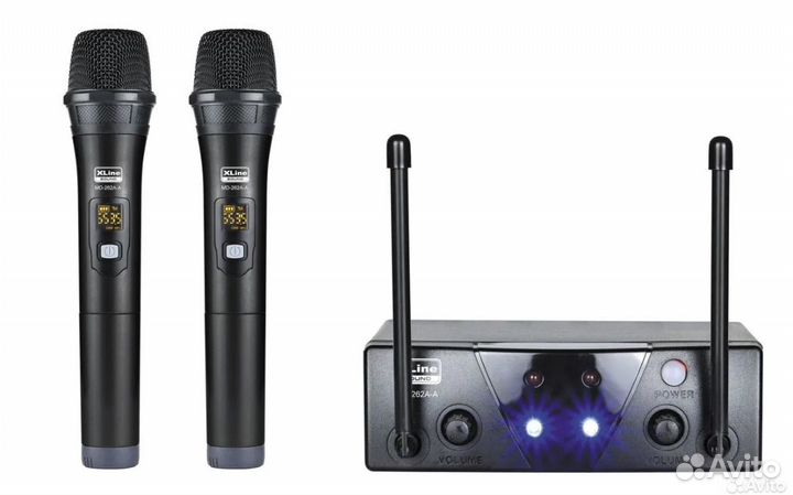 Радиосистема с двумя микрофонами Xline MD-262A-A