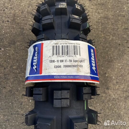 Мотошина 120 90 18 Mitas XT 754 Super Light