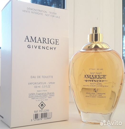 Живанши - Amarige EDT 100ml тестер
