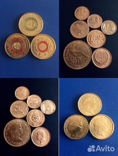 Монеты Австралии и Океании