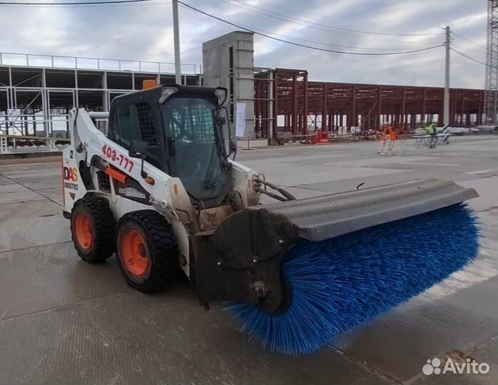 Bobcat,бобкет,бобкат,бур,мини-экскаватор,вилыЩётка