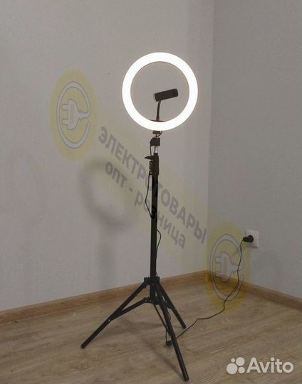 Кольцевая лампа 26 см + штатив