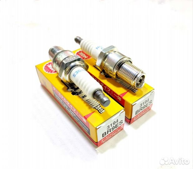 Свечи снегоход Рысь/Тайга NGK br9es (2 шт)