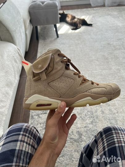 Nike air Jordan 6 travis scott British Khaki