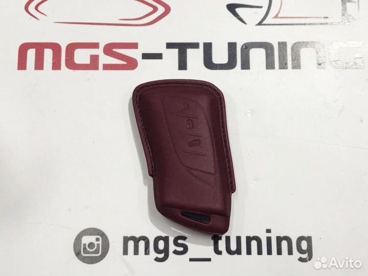 Чехол для ключа Lexus нового образца бордовый