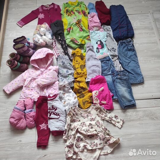 Детские вещи пакетом для девочки 68-98