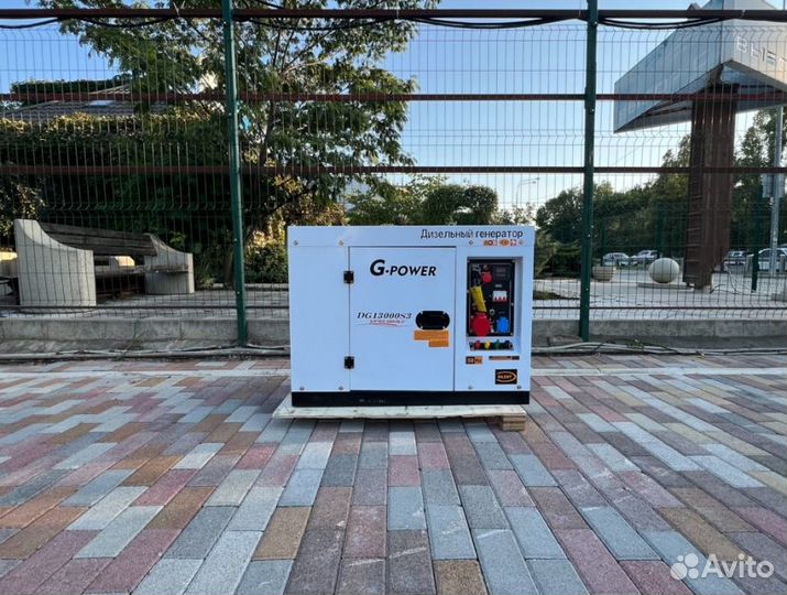 Дизельный генератор 12 kW G-power трехфазныйDG1300
