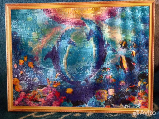 Сборка картин алмазной мозаики/по номерам