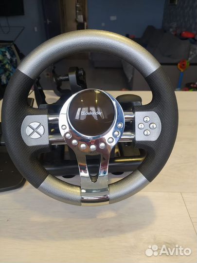 Игровой руль defender forsage gtr