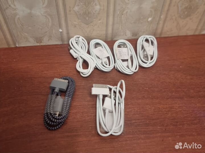 Кабель USB iPhone 4 iPad Apple 30pin 1 м