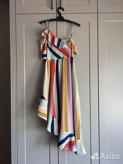 Летний сарафан с воланами