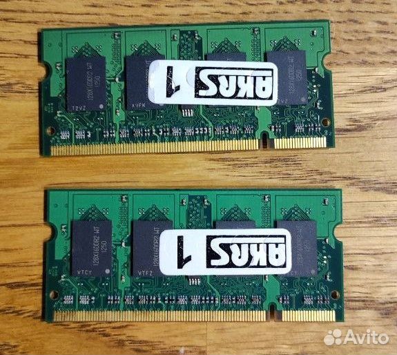 Оперативная память DDR2 SO-dimm 2Gb 667-800 MHz