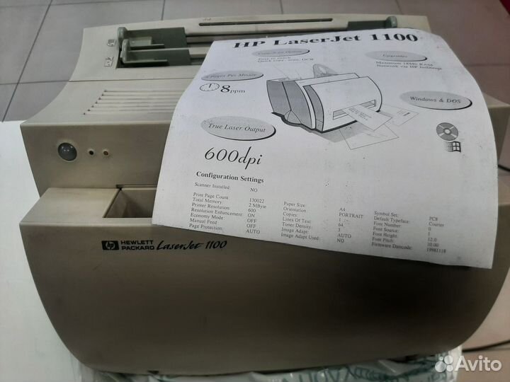 Принтер hp lj1100
