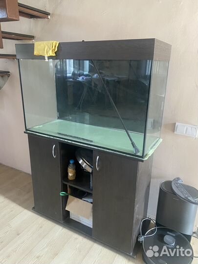 Аквариум с тумбой бу