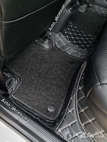 Чехлы Hyundai Creta - Solaris - Tucson Черные Akc