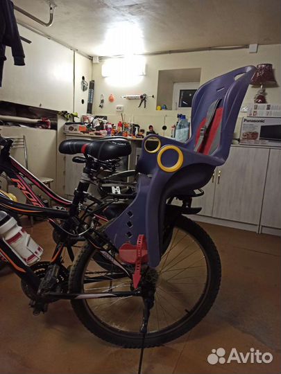 Детское велокресло на багажник, багажник