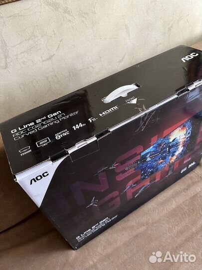 Игровой монитор AOC CQ27G2U/BK 27'' изогнутый